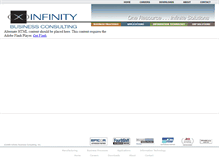 Tablet Screenshot of infinitybc.com